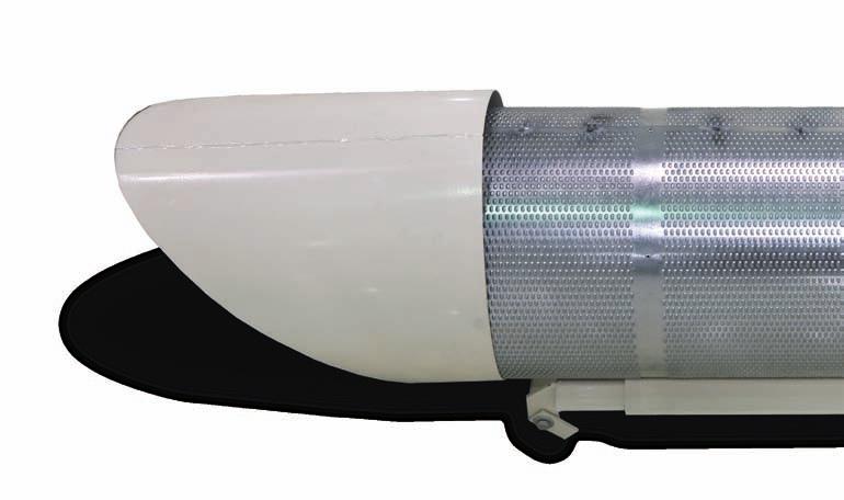 of manufacture 3 leg design HORIZONTAL AERATION Aeration design enables easy removal of aeration