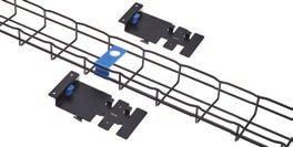 yet provides a perfect low profile support to attach/route cabling from front to rear of the enclosure.