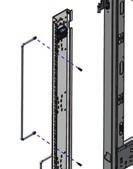 For 600 mm wide enclosures, a simple to install air dam kit is available.