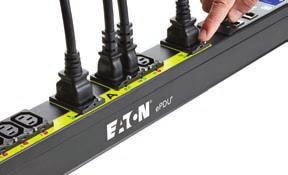 epdu (see page 7) Eaton s extensive offering of managed and monitored epdus which mount to the PDU