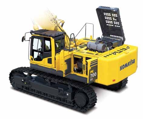 Flexible warranty When you purchase Komatsu equipment, you gain access to a broad range of programmes and services that