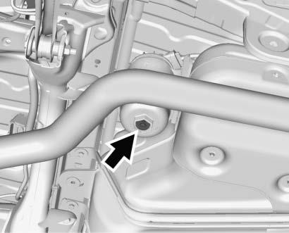 FWD Shown, AWD Similar 3. Turn the drain plug counterclockwise using a suitable tool. 4.