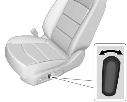 60 Seats and Restraints 2. Push and pull on the seatback to make sure it is locked. Power Reclining Seatbacks Memory Seats To recline a manual seatback: 1. Lift the lever. 2. Move the seatback to the desired position, and then release the lever to lock the seatback in place.