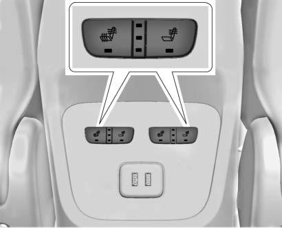 68 Seats and Restraints 1. Ensure the seat belt is in the belt stowage clip. 2. Lift the seatback up and push it rearward to lock it in place.