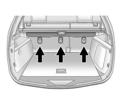 The rear compartment storage panel/cover might need to be adjusted to access the anchors.
