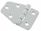 HINGES Angled Stainless Steel Hinges SR 5422 Polished Stainless Steel AISI 304 Stainless Steel General purpose hinges suitable for a wide variety of