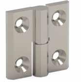 HINGES Stainless Steel Lift-Off Hinge Stainless Steel (AISI 316) Lift off hinge Suitable for left- and right-hand applications Opening angle 270 Version