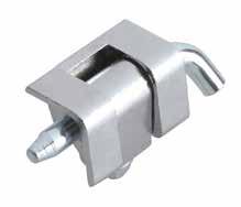 HINGES Corner Hinge CONTINUED SR 5508 Die-Cast Zinc Alloy Pin type 2 from stainless steel Hinge rotational angle of 180 20 T 18.
