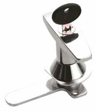 LOCKS 'T' & 'L' Handle Cabinet Lock SR 5519 Body: Chrome Plated Die-Cast Zinc Alloy Cam: Steel Ideal for metal document cabinet Keyed different Supplied with two keys Fixing Hole T Handle Lock Style