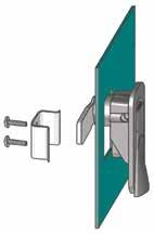 83.5 LOCKS Lift & Turn Cam Latches SR 5512 Polyamide Body Low profile handle stows away when not in use 90 rotation Simple assembly using bracket or snap in fixing 36 25 50 Fixing Hole Grip Range h