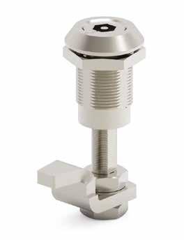 COMPRESSION LOCKS Adjustable Compression Lock SR 6413 Stainless Steel AISI 316 IP65 Lock has 6mm compression ratio Lock provide wide grip range with adjustable screw 2 fixing sizes available 20.