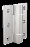 All are fully interchangeable Small hinge with end caps Large hinge has the same footprint and same design as large spring hinge. Can be combined or interchangeable 55 38 65 48 100 82.5 56.
