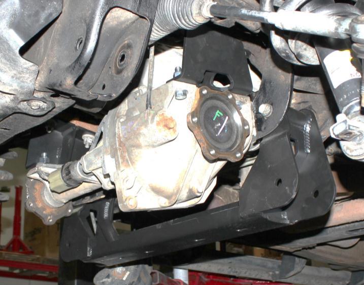 10) Install the lower control arm using the 5/8 x 5 threw