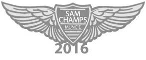 ENTRY FORM 2016 SAM CHAMPS at Muncie Indiana SEPTEMBER 25 TO SEPTEMBER 30, 2016 AMA SANCTIONED Registrar s Information Box Entrant NO. Entry Fees: $30.00 for first event; $10.