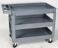 Shipped KD, boxed, and includes 5" non-marking casters - 2 swivel, 2 rigid. Shelf depth 2.625".