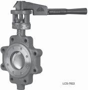 50 Face to Face Dimension MSS SP-67, MSS SP-25 2-12 High Performance Butterfl y Valves NIBCO high performance butterfly valves are ideally suited for