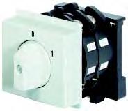 - Cam Switches Base mounting designs Switches of the designs listed below have protection from front IP40.
