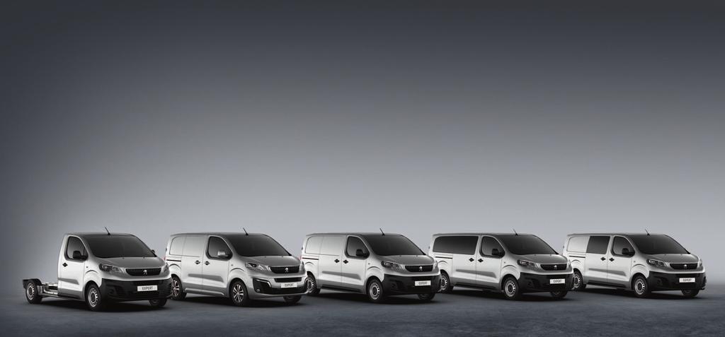 A VAN FOR EVERY JOB Designed to cater for your every need To meet all business requirements, the New PEUGEOT Expert offers a wide range of body styles.