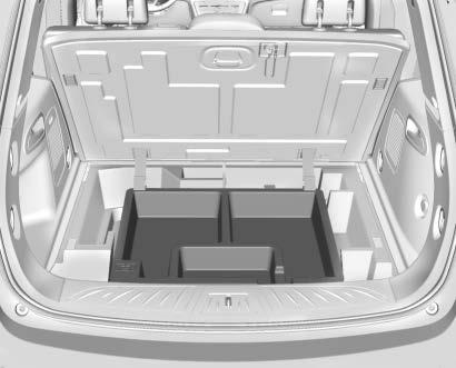 cargo tie-downs in the rear compartment.