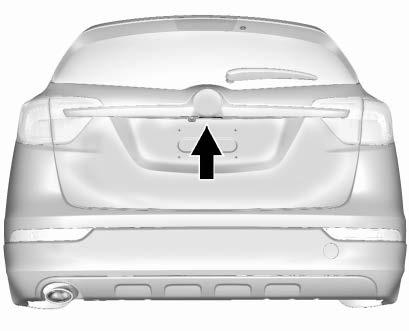 40 Keys, Doors, and Windows Doors Liftgate { Warning Exhaust gases can enter the vehicle if it is driven with the liftgate or trunk/hatch open, or with any objects that pass through the seal between