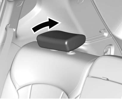 Always adjust the head restraint so that the top of the restraint is at the same height as the top of the occupant s head. The rear outboard head restraints are designed to be folded.