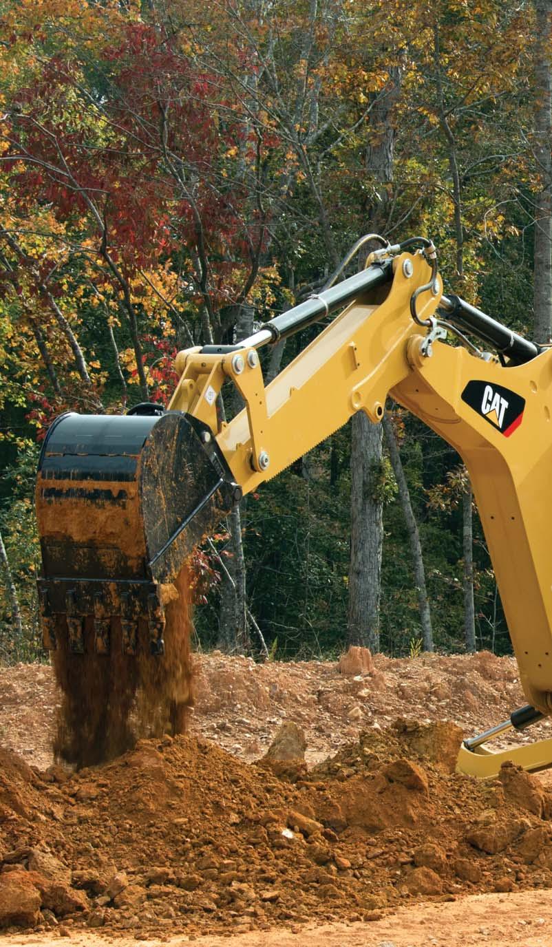 Features All New Operator Station Built with the operator in mind, the new F2 Backhoe Loader cab provides additional machine control at the operator s fingertips, with differential lock on the loader