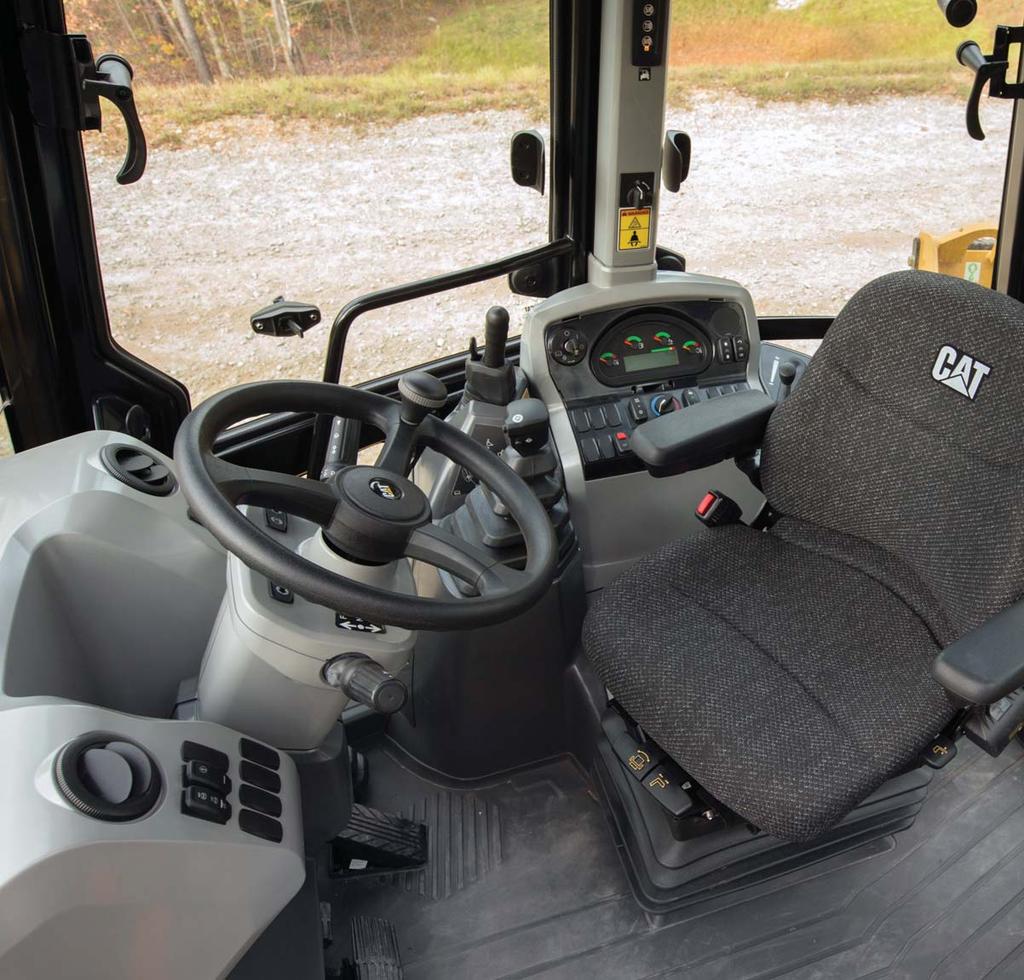 Operator Station A cab designed for maximum comfort and