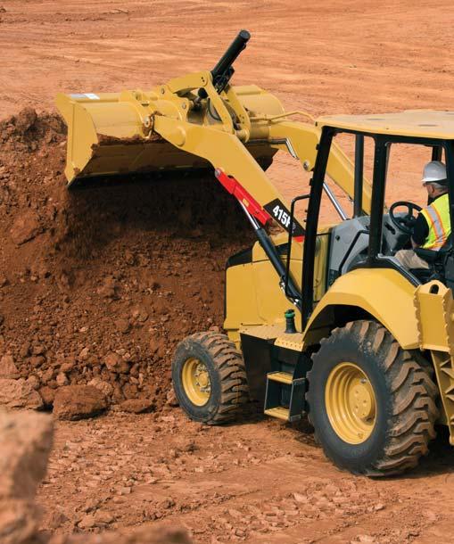 Backhoe Performance Superior digging forces. Boom The excavator-style boom is built for optimum performance and durability.