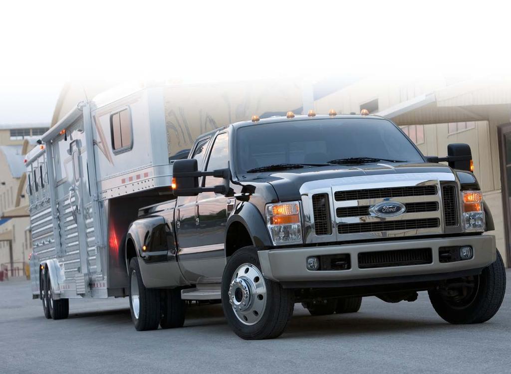 2008 ADVANCE TOWING GUIDE F-250/F-350/F-450 Super Duty Pickup F-350/F-450/F-550 Super Duty Chassis Cab Escape This advance edition of the 2008 Ford RV & Trailer Towing Guide provides trailer towing