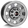 Spare not included with (ZW9) pickup box delete unless a spare tire is ordered PYT Wheels, 18" (45.