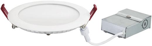 Catalog Number FEATURES & SPECIFICATIONS INTENDED USE The 6" Wafer-Thin LED recessed downlight with remote driver box combines high quality light output and efficiency while eliminating the pot light