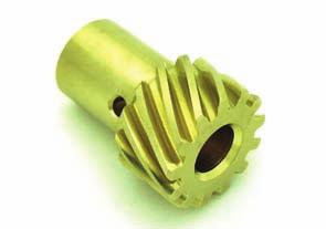 Distributor-Magneto Drive Gears Copper Alloy (Aluminum/Bronze) These drive gears are made from high silicon copper alloy ( aluminum-bronze ) and precision machined.