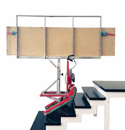 Counterframe for slabs and tops It is used to carry slabs, kitchen tops, glass windows, doors and windows