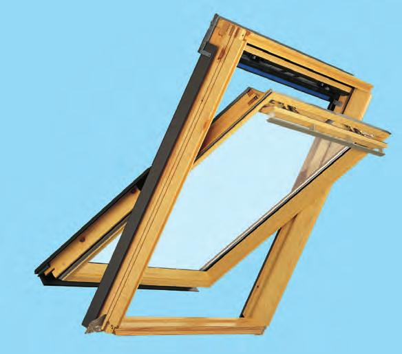 VELUX GGL Centre-Pivot roof window WARRANTY ON HINGES & HANDLES VELUX GHL Dual action roof window WARRANTY ON HINGES & HANDLES Transform wasted attic space into fantastic loft living Beautifully