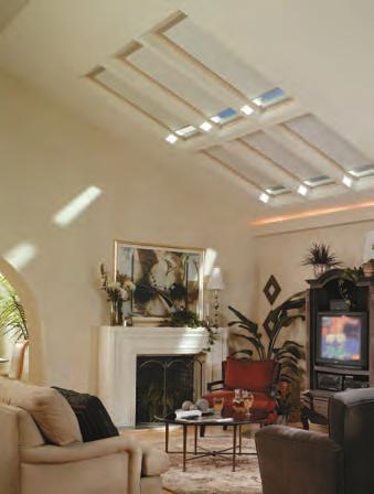 VELUX Blinds effective light control VELUX has a choice of blinds that provide different levels of light control.