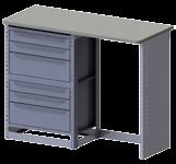 Shelf 0056KP 9-Drawer Cabinet 055KP Manual Rack 4 0557KP Triple