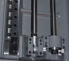 movement is achieved by the use of linear motion guide ways on the LV500RM.