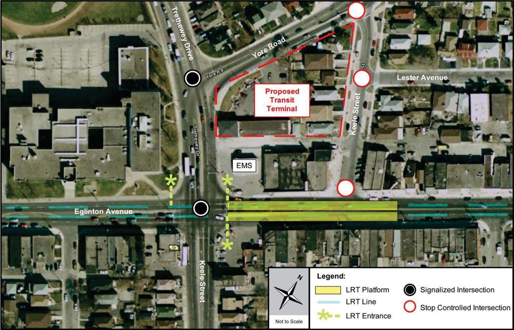 conditions, these routes will originate at Keele. Route 32C will only service the segment Trethewey Drive West. The 32D line will serve the Emmet Avenue area originating at Keele Station.