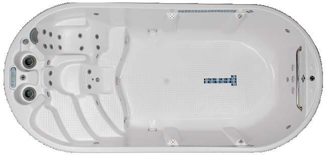 Aqua Fit 16' Specifications General Shape Oval Seating Capacity n/a Shell Material DuraTex Dimensions 90¼" x 192" x 52" H / (229cm X 488cm x 132cm H) Corner Radii N/A Water Capacity 1700 Gallons