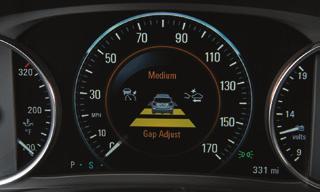 Side Blind Zone Alert with Lane Change Alert While driving, the system displays a warning symbol on the left or right side mirror when a vehicle is detected in that side blind zone area or rapidly
