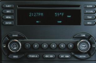 AUDIO SYSTEM FEATURES Radio and CD Player Controls While most of the radio and CD player controls and features on your audio system will look familiar, following are some that may be new.