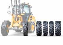 Additional working lights Tire options Material handling arm Boom suspension system ISO