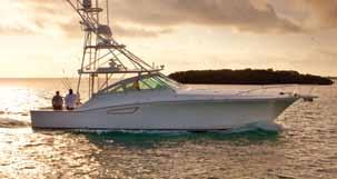 ARRANGEMENTS 52EXPRESS SPECIFICATIONS Length Overall (w/ pulpit) 54 11 Hull length 52 1 Beam 17 9 Draft 4 11 Transom Deadrise 16.0 Displacement 67,600 lbs. Fuel 1,400 gal. Water 200 gal.