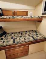 Staterooms combine warm woodwork with designer fabrics, creating a soothing, restful retreat.