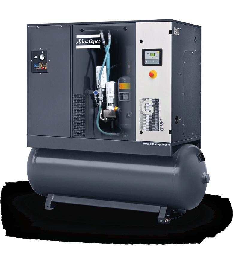 G /G 7/G /G /G A ROBUST MUTIPE OFFER Atlas Copco s G compressors bring you outstanding sustainability, reliability and performance, while minimizing the total cost of ownership.