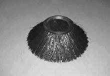 OPERATION Side Brush (2 Row) -- A good general purpose brush for sweeping of light to medium debris in both indoor and outdoor applications. This brush is recommended when bristles may get wet.