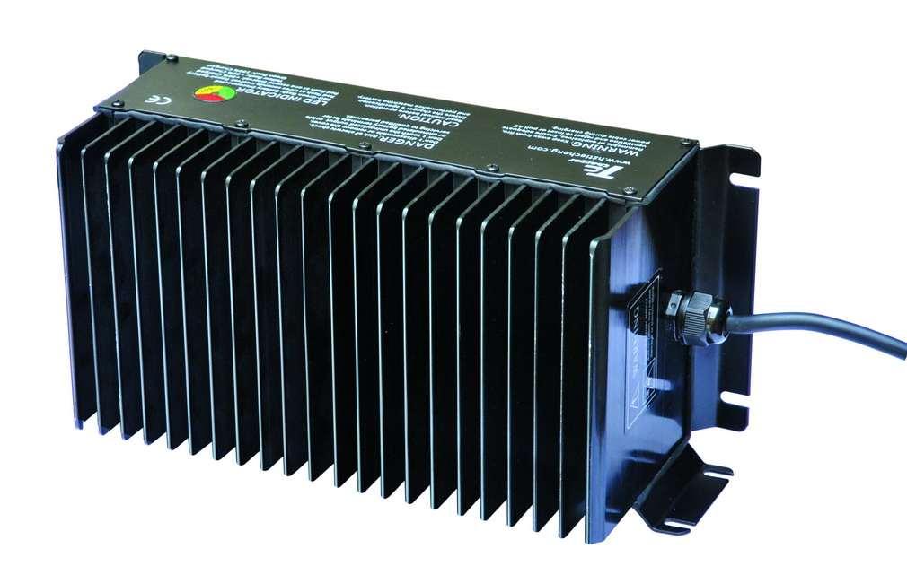 2KW HF/PFC Lithium Battery Charger Size (mm):349(l) 198(W) 139(H) TCCH-H66-35 66V 35A TCCH-H83-30 82.6V 30A TCCH-H96-25 96.