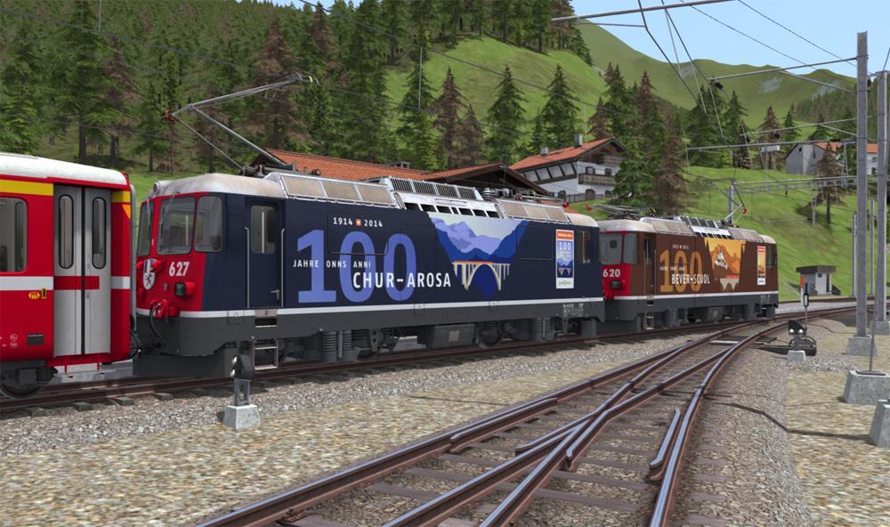 1.12 Locomotives in Multiple When operating Ge 4/4 II locomotives in pairs the automatic multiple working mode will be activated.