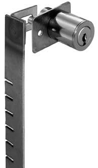 Central Lock ZVS 75-1-006 Nickel-plated brass cylinder (type XIII, see page K.11 Bare iron lock and tabs Reversible key made from nickel silver 3 ea.