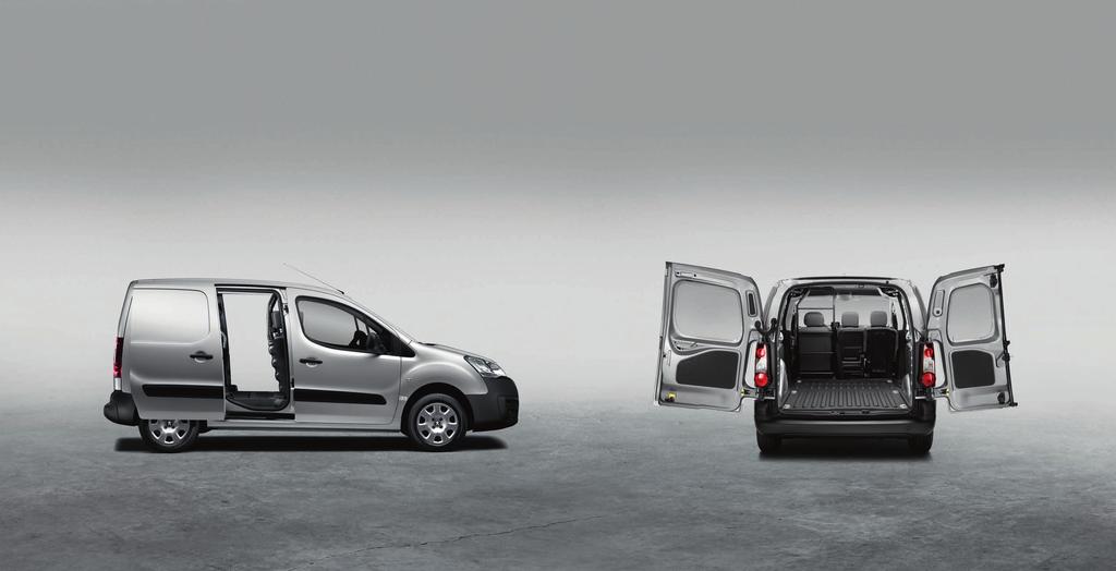 The Peugeot Partner comes in two different lengths, which means two loading volumes and lengths.